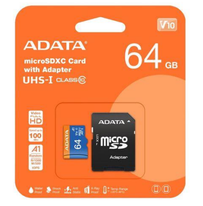 MEMORIA MICRO SD 64GB ADATA